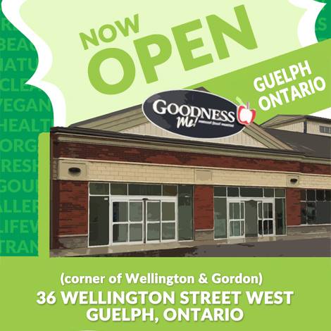 Goodness Me! Guelph is Now Open!